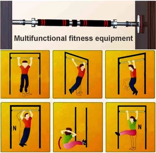 Miniatura 7 de Barras de dominadas - Barra horizontal portátil, para colgar en la pared, para colgar en la pared, equipo de fitness para el hogar, 29.5-70.9 in