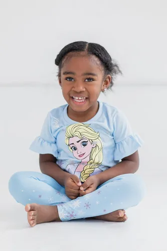 Miniatura 2 de Disney Princess Frozen Moana La Sirenita Conjunto de Camiseta y Leggings con Diseño Floral para Niñas Pequeñas y Grandes Tallas de Bebé a Niña