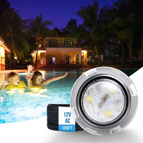Miniatura 7 de Luces de piscina para piscina enterrada, reemplazo directo para Pentair GloBrite MicroBrite, luz LED de 1.5 pulgadas para piscina y spa, IP68