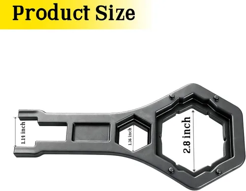 Miniatura 2 de ST100100 - Llave 3 en 1 compatible con Flushmate 501A, 501B, 503, 503H, 503UH, inodoros de asistencia a presión serie 504 para extensión de descarga