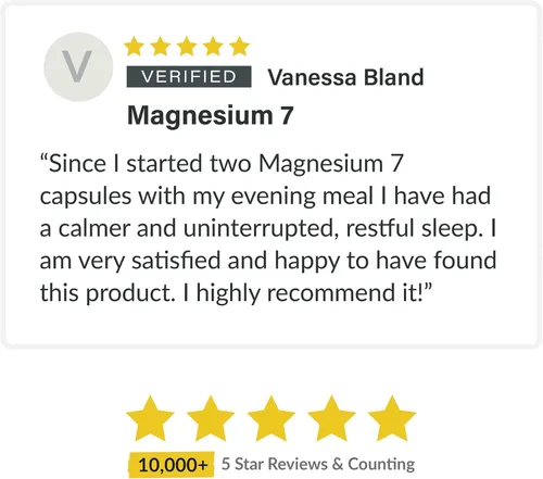 Miniatura 6 de Organixx Suplemento de Magnesio 7, Cápsulas Naturales de Magnesio para Apoyo del Sueño, Recuperación Muscular, con Vitamina B6 y Citrato y Glicinato