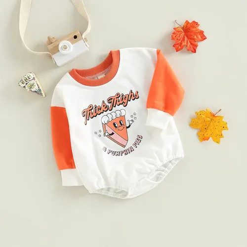 Miniatura 6 de Traje de Halloween para bebé, niña y niño, con parche de calabaza, sudadera con estampado de calabaza, mameluco, lindo suéter para recién nacidos
