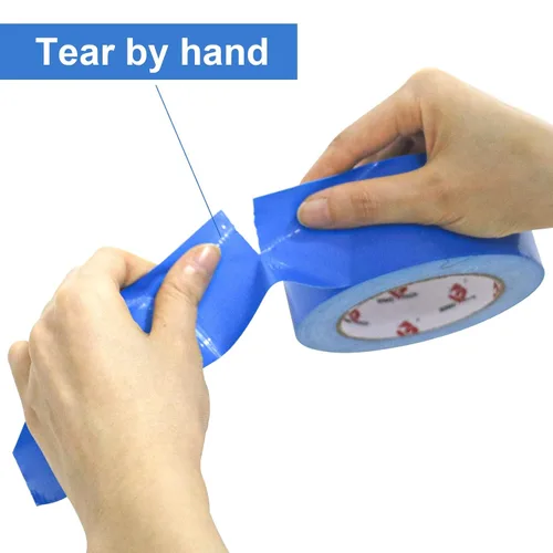 Miniatura 5 de JIALAI HOME 2 Pack Cinta Adhesiva Azul, Gruesa de 9 Mil, 2 Pulgadas x 30 Yardas, Fuerza Industrial Fuerte, Flexible, Sin Residue, Impermeable