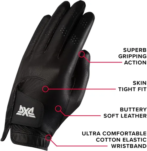 Miniatura 3 de PXG Guantes de golf para hombres jugadores guante para golfista diestro guante para golfista zurdo de piel Cabretta