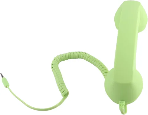 Miniatura 13 de Retro Phone Handset, Vintage Telephone Handset, Built in HD Speaker & Microphone Vintage Telephone Receiver Plug Play with 3.5mm USB C for Purple