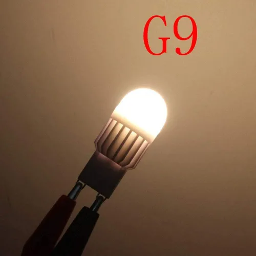 Miniatura 6 de G9 2 unids 110V 3W blanco cálido mini regulable 360 grados cerámica alta potencia LED G9 bombilla luz para el hogar, edificio, entretenimiento
