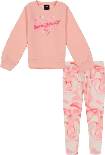 Miniatura 3 de Under Armour baby-girls Ua Terrazzo Leopard Heart SetShort Set