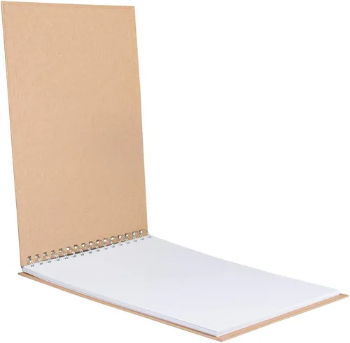 Miniatura 3 de Rayher 8160900 - Álbum de recortes en espiral con tapa dura, 30 hojas blancas, 8.3 x 11.8 in