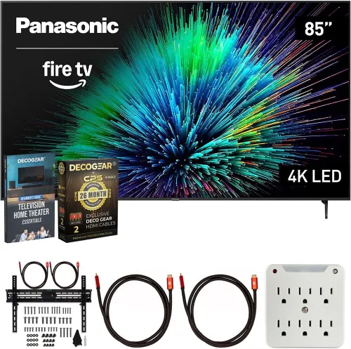 Miniatura 16 de Panasonic TV-55W70BP Serie W70 de 55 pulgadas LED 4K Ultra HD Smart Fire TV Paquete con 2 cables HDMI 4K universales de 6 pies, Theater Essentials