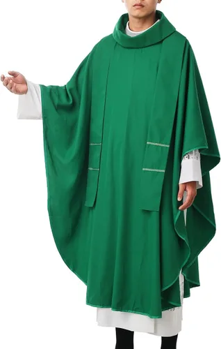 Miniatura 4 de BLESSUME Esperanza/Espíritu Iglesia Sacerdotes Sólidos Casulla Misas Vestiduras