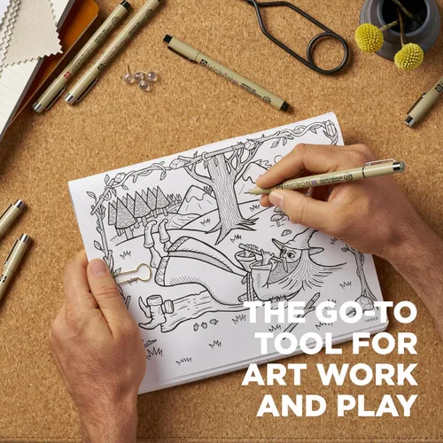 Miniatura 3 de Sakura Pigma, juego de pluma de tinta Micron en blíster