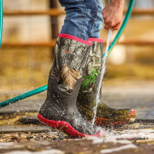 Miniatura 6 de Hisea - Botas de caza impermeables con aislamiento de media pantorrilla para mujer