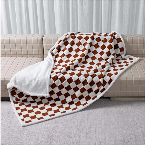 Miniatura 11 de Manta impermeable para mascotas, manta roja de perro para funda de cama, sofá, elegante manta jacquard para mascotas, para cachorros, gatos, rojo