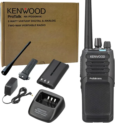 Miniatura 9 de KENWOOD ProTalk NX-P1202AVK - Radio de negocios - 2 W VHF, analógico a digital actualizable a NXDN/DMR Digital, 64 canales, batería de 19.5 horas