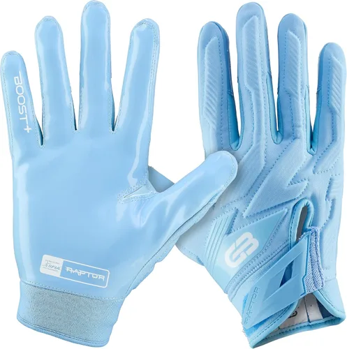 Miniatura 11 de Guantes de fútbol Grip Boost Raptor 2.0 acolchados para hombres con tecnología de agarre Boost Plus Negro