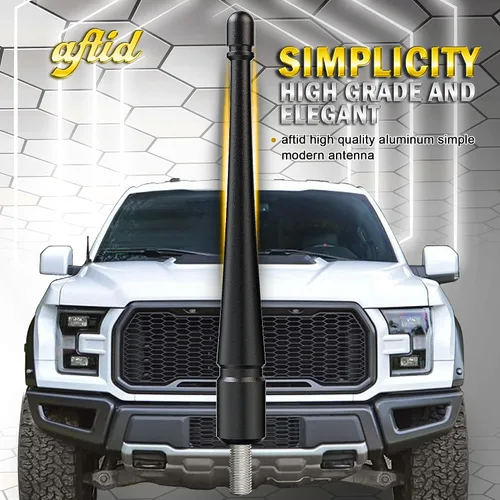 Miniatura 7 de Antena corta de aluminio para accesorios Ford F150 1997-2026 - Reemplazo de antena de camión a prueba de lavado de autos - 4 pulgadas