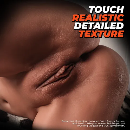 Miniatura 3 de Muñeca sexual de culo grande de 21.5 libras, masturbador masculino, coños de bolsillo, textura de piel realista, culo femenino suave y coño, Trigo