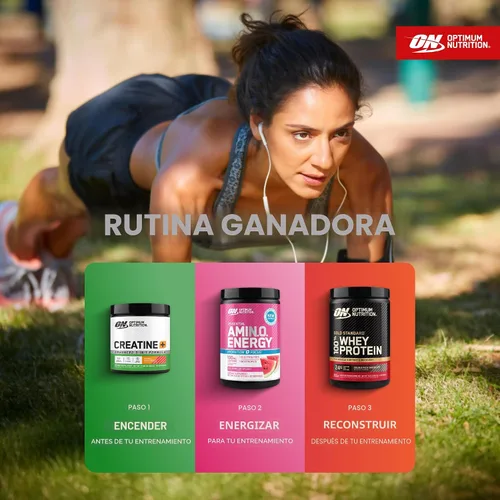 Miniatura 11 de Optimum Nutrition Creatina Monohidrato Plus en polvo, sabor a maracuyá naranja, mezcla de rendimiento de creatina con electrolitos