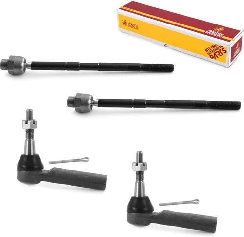 Miniatura 63 de Metrix Premium Chassis Parts - Juego de 4 barras de acoplamiento interior y exterior para Audi A3 15-16, Seat Leon 06-20 (México), 09-17 Volkswagen