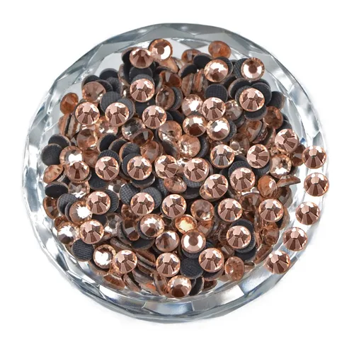 Miniatura 15 de LPBeads 10000 unidades de diamantes termoadhesivos SS6 amatista con parte trasera plana, gemas de diamantes de imitación de cristal redondas