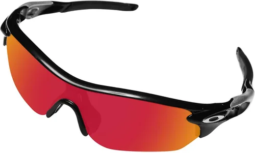 Miniatura 2 de BroLizard - Lente polarizada para gafas de sol Oakley RadarLock Edge OO9183, rojo