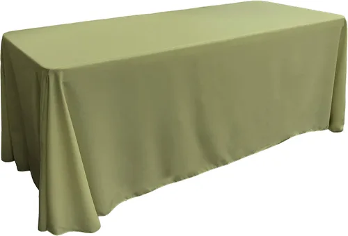 Miniatura 107 de LA Linen Mantel rectangular lavable de popelín de poliéster, resistente a las manchas y a las arrugas, cubierta de mesa 60x84, mantel de tela