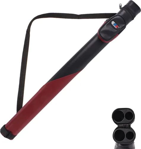 Fundas para tacos de billar GSE Games & Sports Expert, Estuche de transporte de lujo para palo de billar duro 1x1, Accesorios para billar (varios