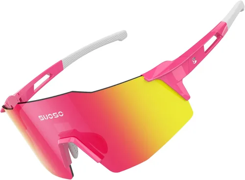 Miniatura 16 de suoso Gafas de sol deportivas de ciclismo para hombre: gafas de sol polarizadas ligeras con protección UV para jóvenes, béisbol, softbol, correr