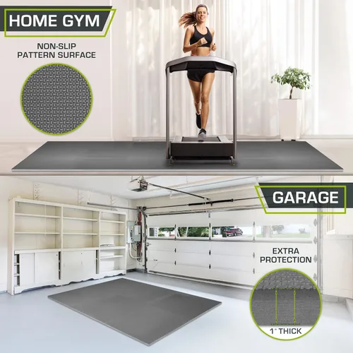 Miniatura 3 de ProsourceFit Tapete de Ejercicio Extra Grueso Tipo Rompecabezas de 1", Baldosas de Espuma EVA Entrelazadas para Protección, Suelo de Entrenamiento