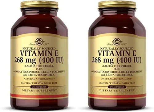 Miniatura 9 de Mezcla de cápsulas blandas de vitamina E 400 IU (D-Alfa-tocoferol y tocoferol mixto), E3542, 1, 1