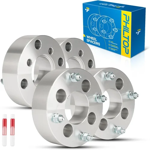 Miniatura 24 de PHILTOP Espaciador de rueda de 4 x 4 de 2 pulgadas, espaciadores de rueda centrados en las lengüetas para Polaris Trail Boss 330 2003-2013, Trail