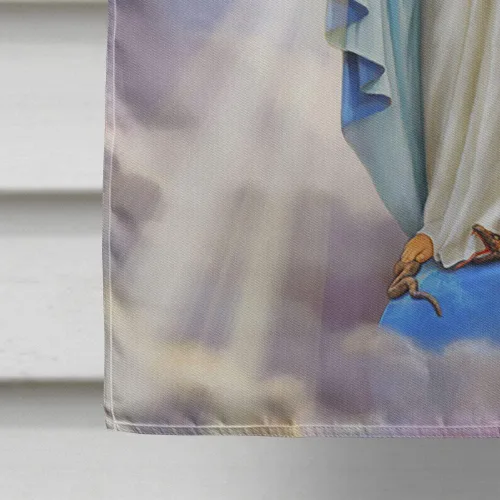 Miniatura 4 de Caroline's Treasures APH8805CHF - Bandera religiosa de la Virgen Madre María para el porche grande, con manga para porche, pancarta decorativa