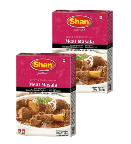 Miniatura 208 de Shan Korma Recipe and Seasoning Mix 1.76 oz (50g) - Spice Powder for Traditional Meat in Yogurt Sauce - Suitable for Vegetarians - Airtight Bag in a