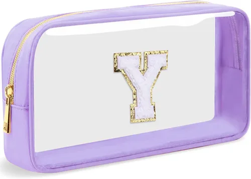 Miniatura 38 de Bolsa de Maquillaje Transparente Pequeña Bolsa de Cosméticos Bolsa de Viaje de Artículos de Aseo Bolsa Transparente con Cremallera Bolso Organizador