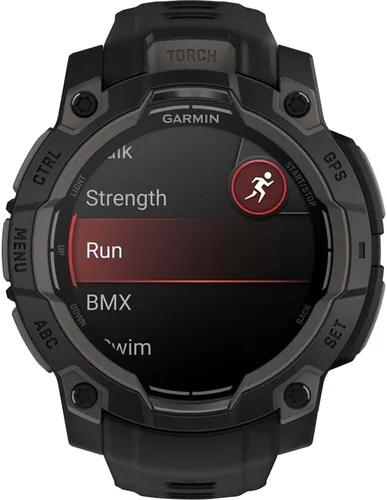 Miniatura 3 de Garmin Instinct - Reloj inteligente GPS para exteriores de 3 a 1.772 in, AMOLED, color negro con banda negra, paquete 010-02936-00 con 2 años