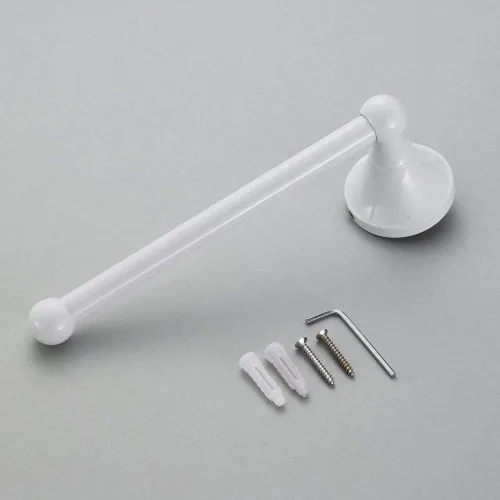 Miniatura 7 de Aothpher Soporte de rollo de papel higiénico de baño montado en la pared, color blanco