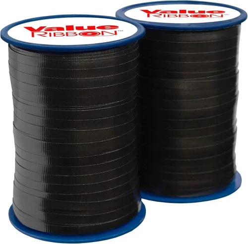 Miniatura 6 de Value Ribbon - Cinta rizadora prensada, 3/16 pulgadas x 500 yardas para envoltura de regalos, manualidades, proyectos de arte y decoraciones de Azul