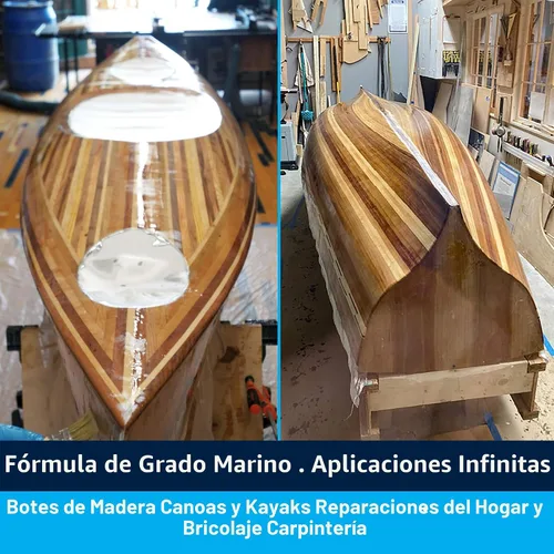 Miniatura 3 de TotalBoat Kits de resina epóxica de alto rendimiento, resina transparente de grado marino y endurecedor para carpintería, fibra de vidrio y madera