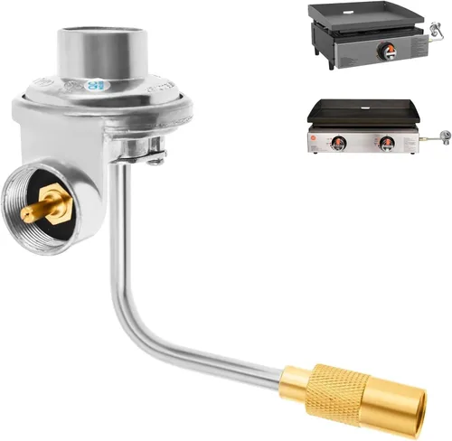 Regulador de parrilla para piezas de parrilla Blackstone de 17 pulgadas y 22 pulgadas, adaptador regulador de propano para CharBroil 19952085, marca