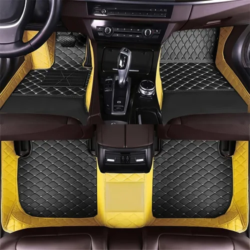 Miniatura 18 de Alfombrillas personalizadas de cuero artificial para automóvil, impermeables, antideslizantes, adecuadas para automóviles, SUV, camionetas, protegen