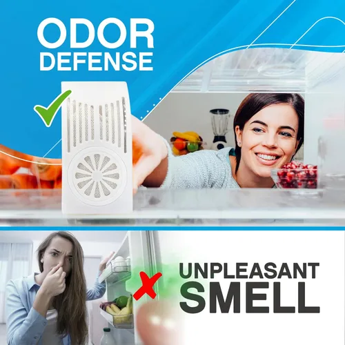 Miniatura 4 de NonScents Desodorizador para refrigerador, eliminador de olores para refrigerador y congelador, eclipsa el bicarbonato de sodio y desodorante