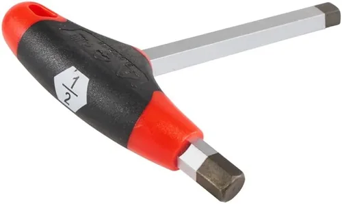 Miniatura 4 de KLEIN TOOLS JTH6E17 Llave hexagonal de 1/2 pulgada, mango en T Journeyman, 6 pulgadas
