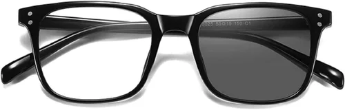 Miniatura 5 de Gafas de lectura fotocromáticas bifocales de transición rectangulares para hombres mujeres UV400 gafas de sol lectores anti-UV antirreflejo