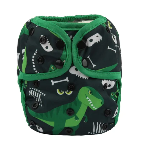 Miniatura 20 de Pañal para bebé, talla única, 8 libras a 36 libras (búho conejo zorro)