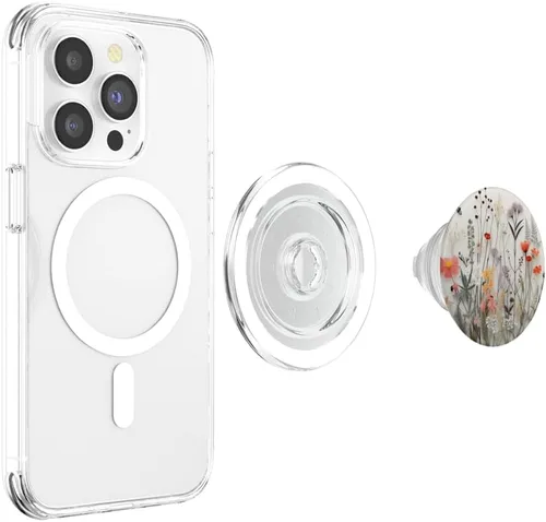 Miniatura 4 de Mixed Flower Bouquet Floral Pattern PopSockets MagSafe PopGrip para iPhone