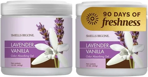 Miniatura 15 de SMELLS BEGONE Eliminador de olores de gel de 15 onzas – Absorbe y elimina los olores difíciles en áreas de mascotas, baños, sótanos, garaje