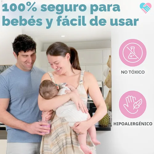 Miniatura 5 de Luna Bean Kit de fundición de huellas y moldes de mano para bebés (paquete de 2) regalos para la primera vez para mamá recién nacida, recuerdo