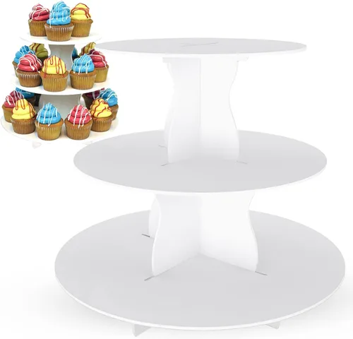 Miniatura 6 de Molde redondo para torre de cupcakes The Smart Baker, Blanco