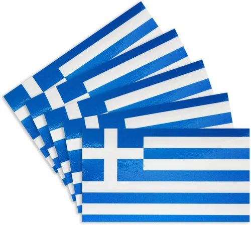 Miniatura 19 de CANTENDO 5 calcomanías adhesivas de la bandera de Italia, banderas italianas, calcomanías reflectantes de vinilo para automóvil, calcomanías