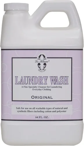 Le Blanc® Lavado de ropa original – Limpiador de lavandería de lujo para ropa diaria – 64 onzas (1 paquete)